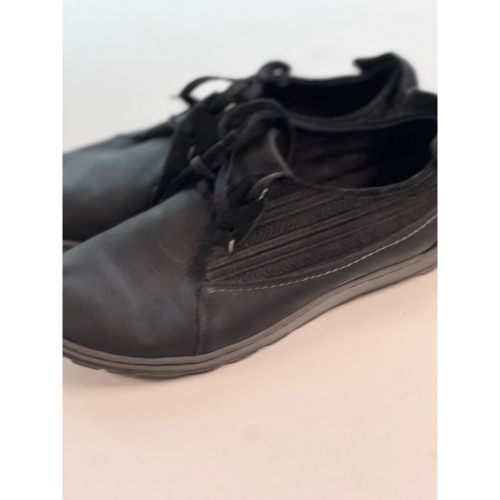 Merrell Women's Shoes Size 8 Black Comfort Leather Lace Up Sneakers